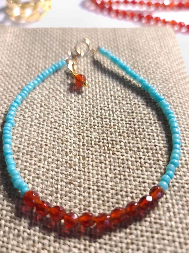 Pulsera de cuentas de semillas de piedras preciosas para venta al por mayor de ilaments