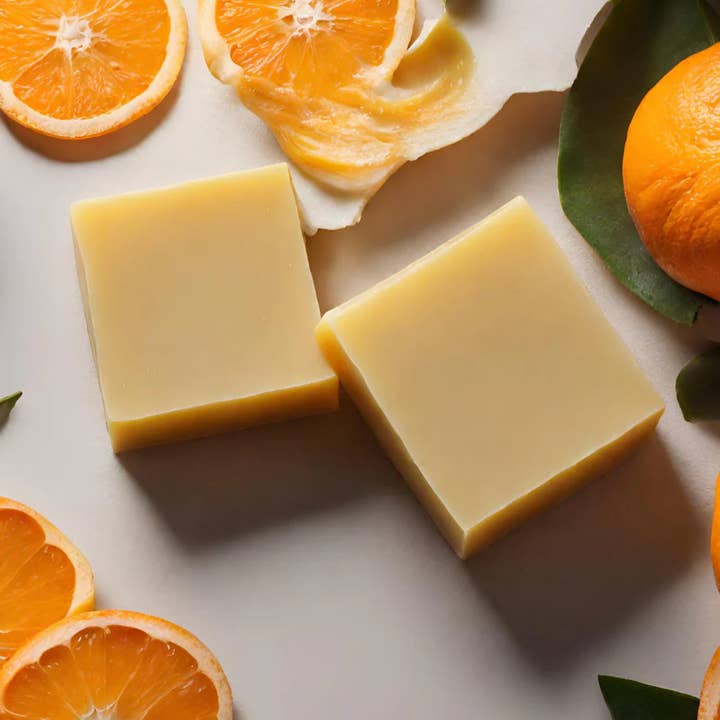 Mango & mandarin natural soap for wholesale by NaturoTheke