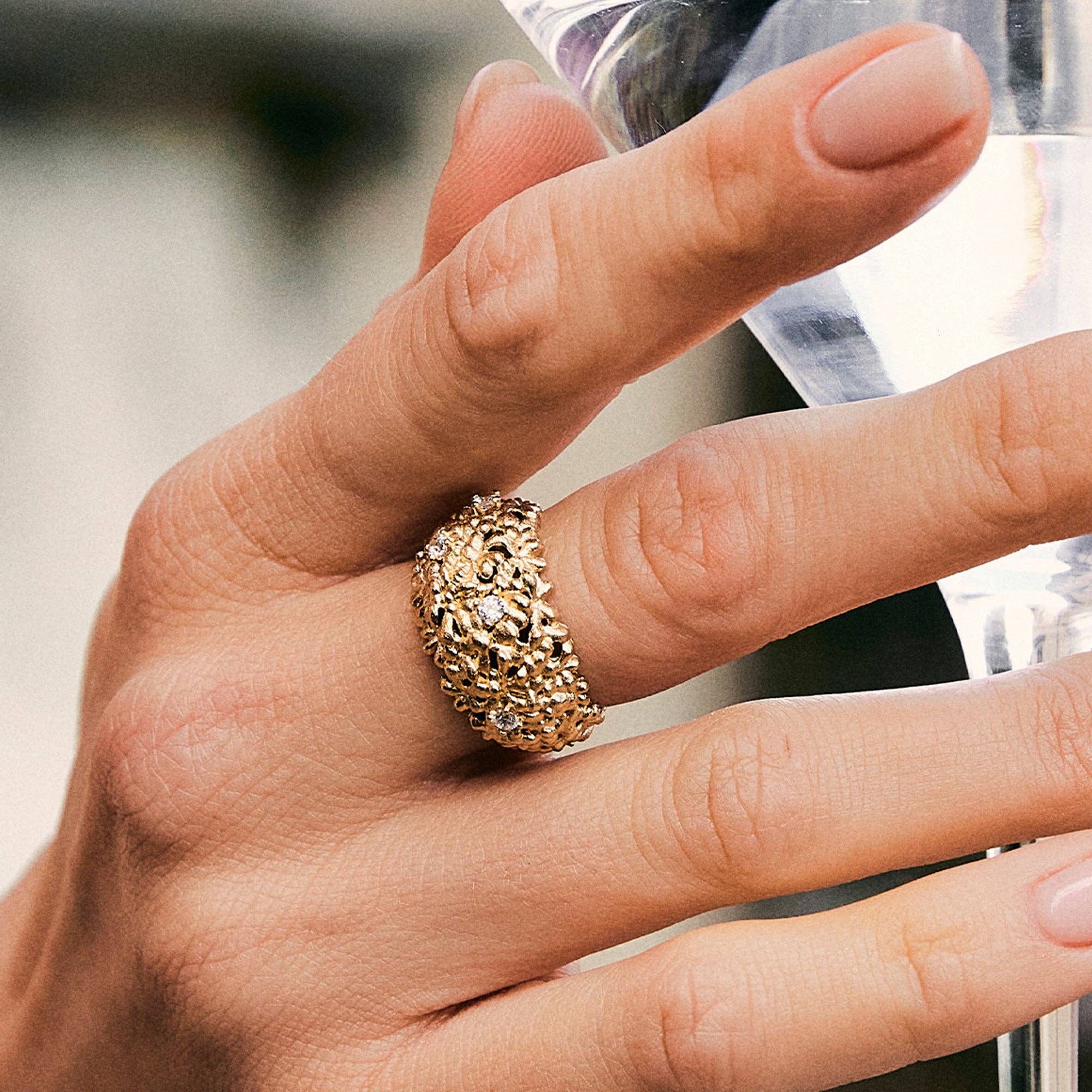 Agapée Jewelry - Wholesale Multi-Stone Ring - Mellona Ring | Jewelry Gold Gift Waterproof1