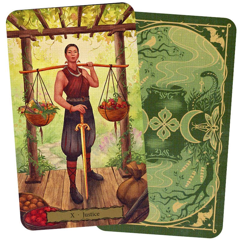 Cardshouse – Cartas de tarô por atacado – Tarot do Jardim da Bruxa Cartas Llewellyn7
