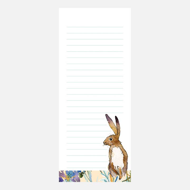 The Gifted Stationery Company - Wholesale Notepad - Shopping List - Kissing Hares