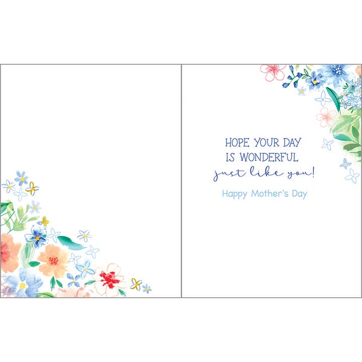 GINA B DESIGNS - Wholesale Mother's Day Card - Mother's Day Greeting Card - Soft Petals
