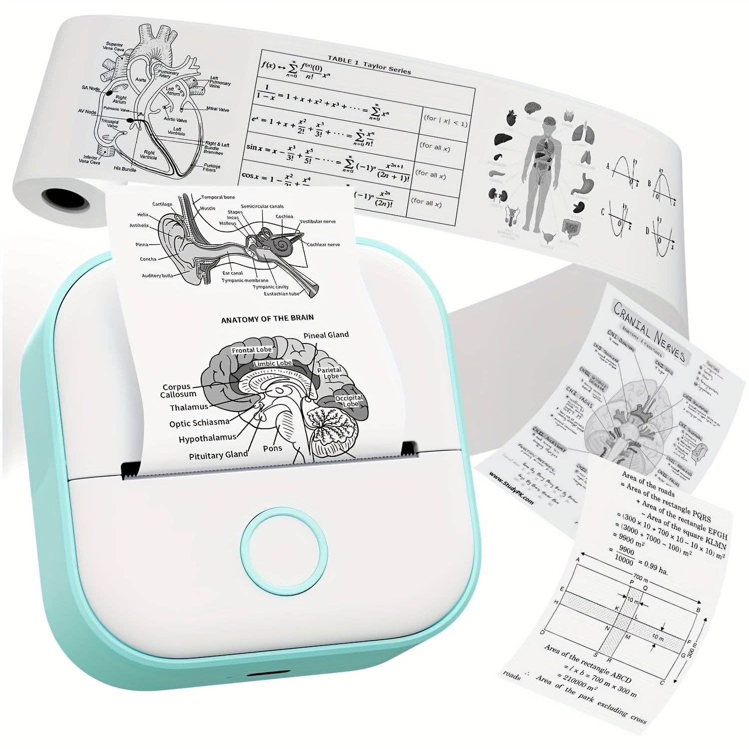 Modpopdeco - Wholesale Portable Charger - Mini Pocket Printer Phomemo T02 Wireless Label Maker with Sticker Paper Thermal Paper Compatible iPhone iPad Android Doodle Dash Notes Memo0