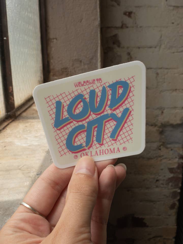 Welcome to Loud City Sticker - Oklahoma City Thunder for wholesale by Shop Good