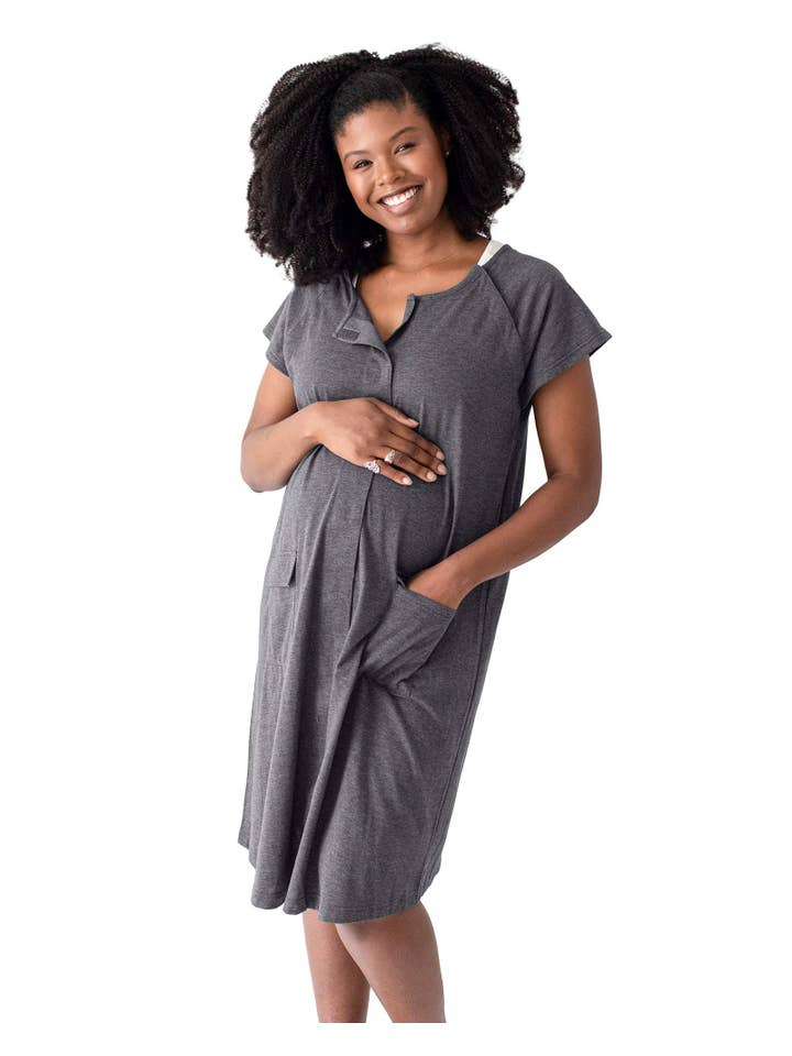 Kindred Bravely - Wholesale Dress - Maternity - 3 In 1 Universal Labor, Delivery & Nursing Gown
