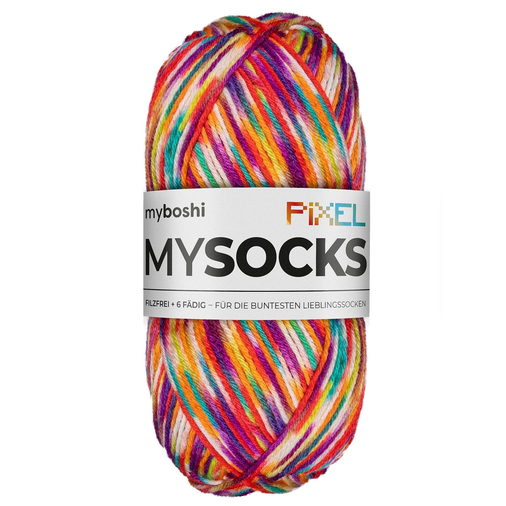 myboshi - Wholesale Yarn - mysocks Pixel 6-ply sock wool2