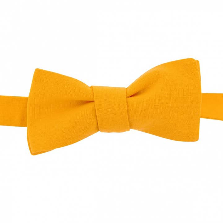 Yellow buttercup bow tie for wholesale by Le Colonel