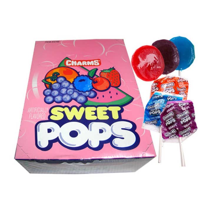 Charms Sweet Lollipops 0.63oz - 48ct for wholesale by I Got Your Candy