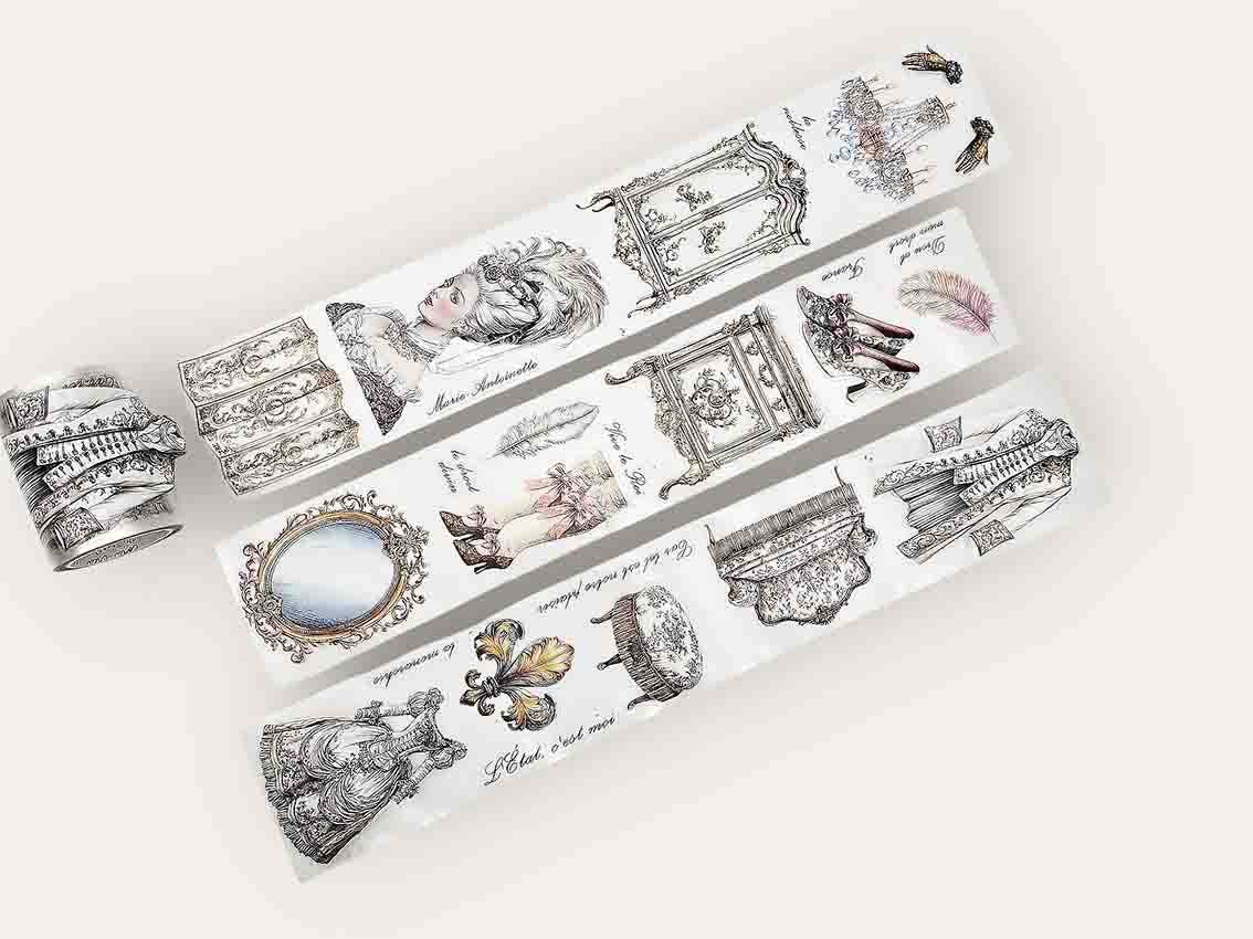 CoraCreaCrafts - Wholesale Washi Tape - La Noblesse Transparent Tape2