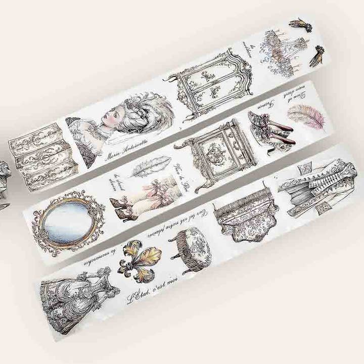 CoraCreaCrafts - Wholesale Washi-tape - La Noblesse Transparante Tape2