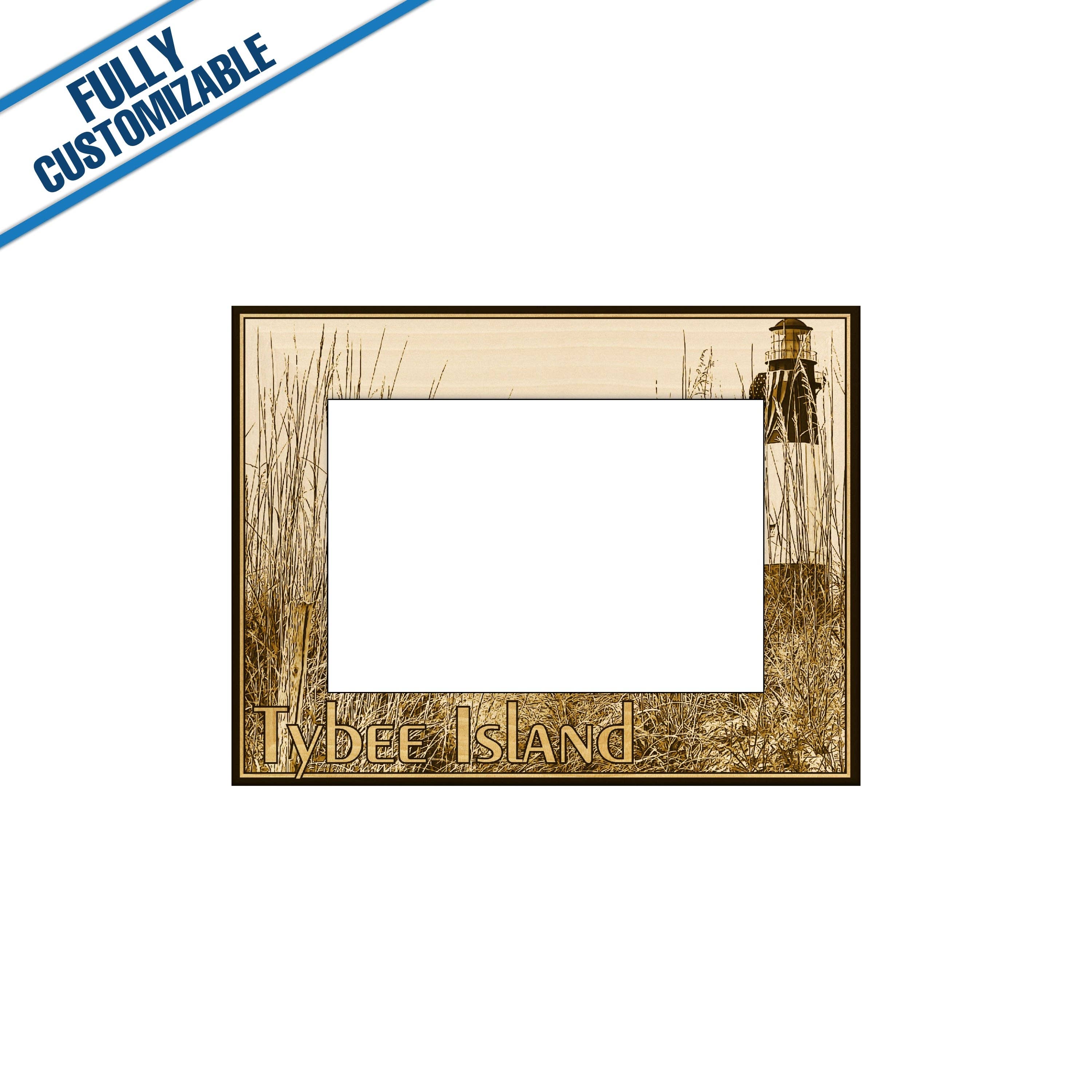 GiftWorksPlus - Wholesale Picture Frame - Engraved Alderwood Frame - Fully Customizable0