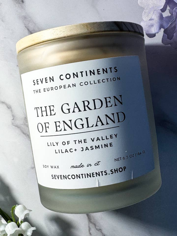 The Garden of England Candle for wholesale by Seven Continents