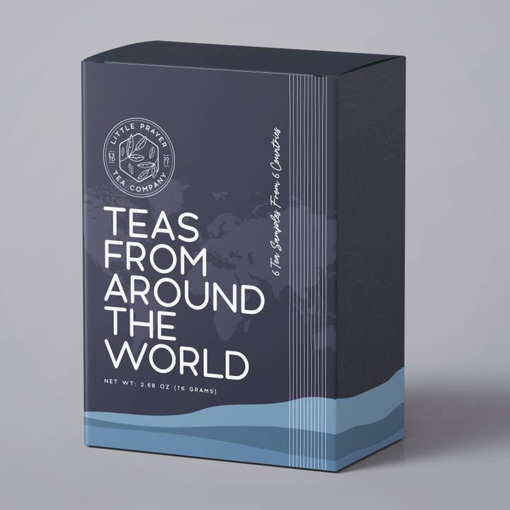 Little Prayer Tea Company - Wholesale Retailer Sample - Food & Drink - Teas From Around The World Sampler Gift Box