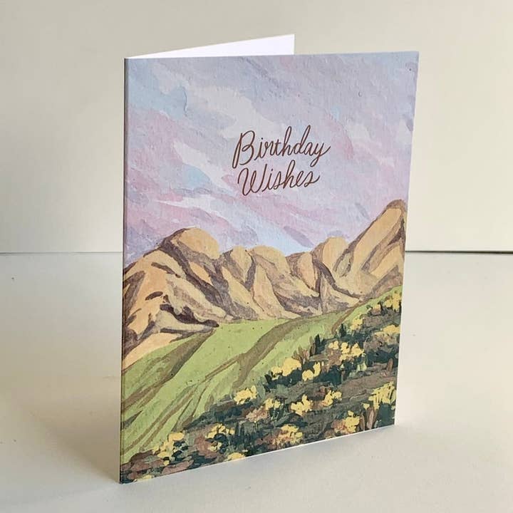 Little Salt Wagon - Wholesale Birthday Card - Birthday Wishes Mountain Greeting Card For Him4