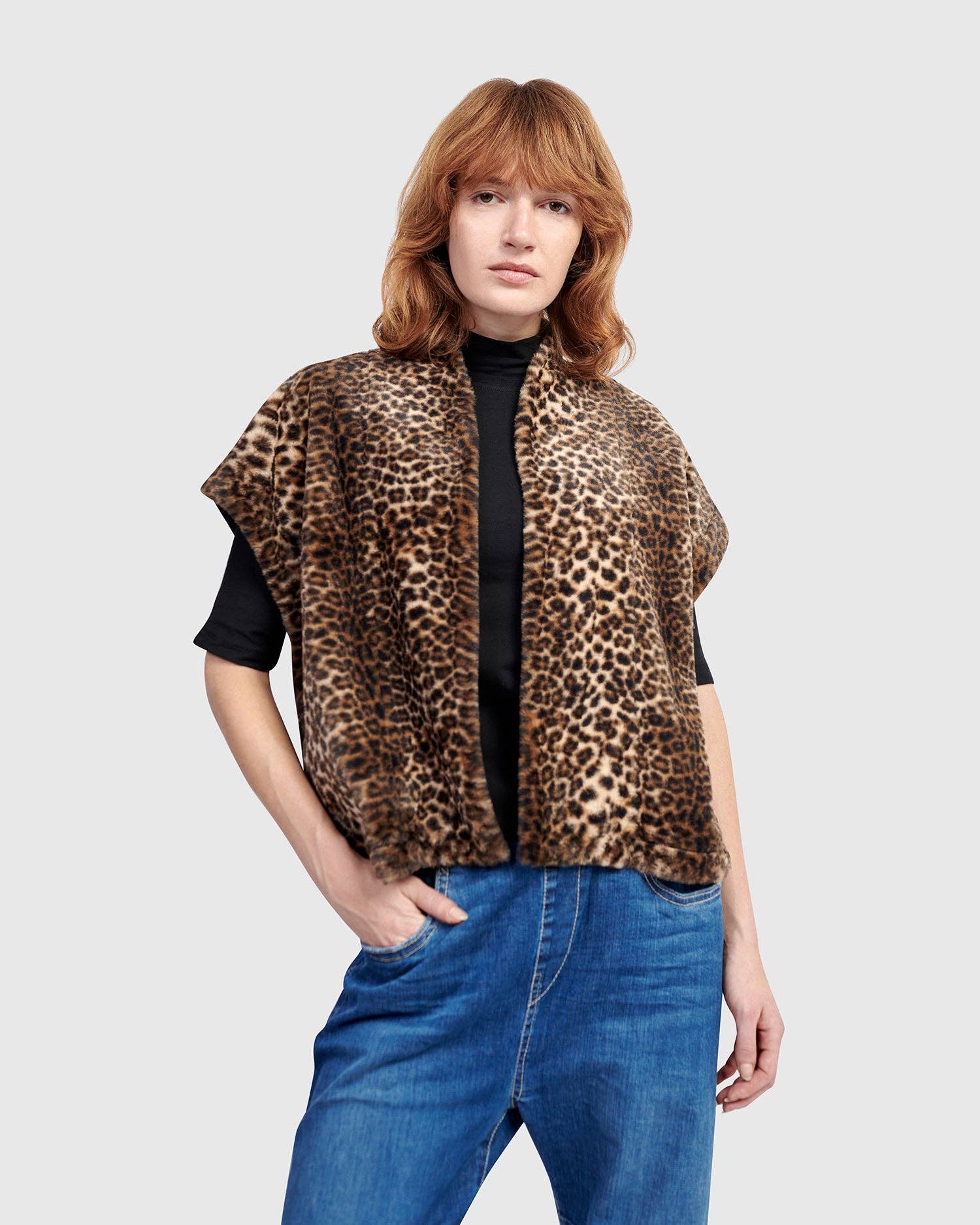 Urban Prowl Vest, Leopard for wholesale on Faire1