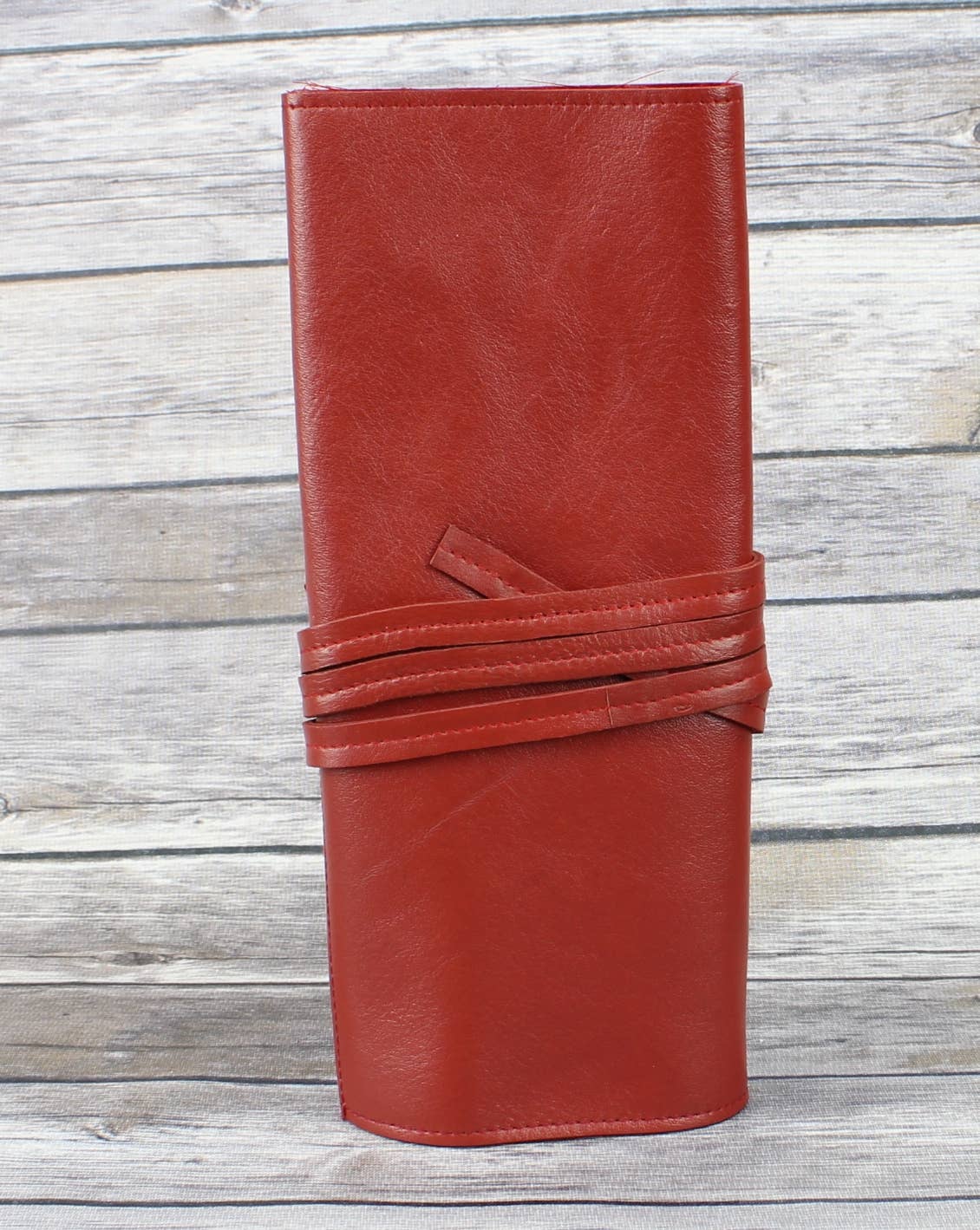 Leather Impressions Inc - Wholesale Cord Holder - Leather Roll up Cord Keeper Wrap Around Tech Case3