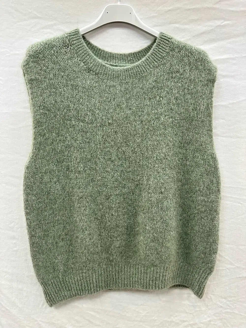 Mimi & Gogo - Wholesale Knit Sweater - Women's - Sleeveless Baby Alpaca Sweater @35552_PulSMAlpaga5