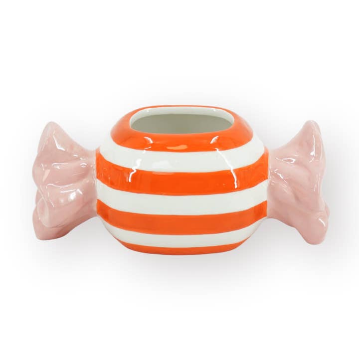 Pot - Flowerpot - Toffee Candy - Orange/Pink - 21x9.5x9.5 cm for wholesale by Housevitamin bv