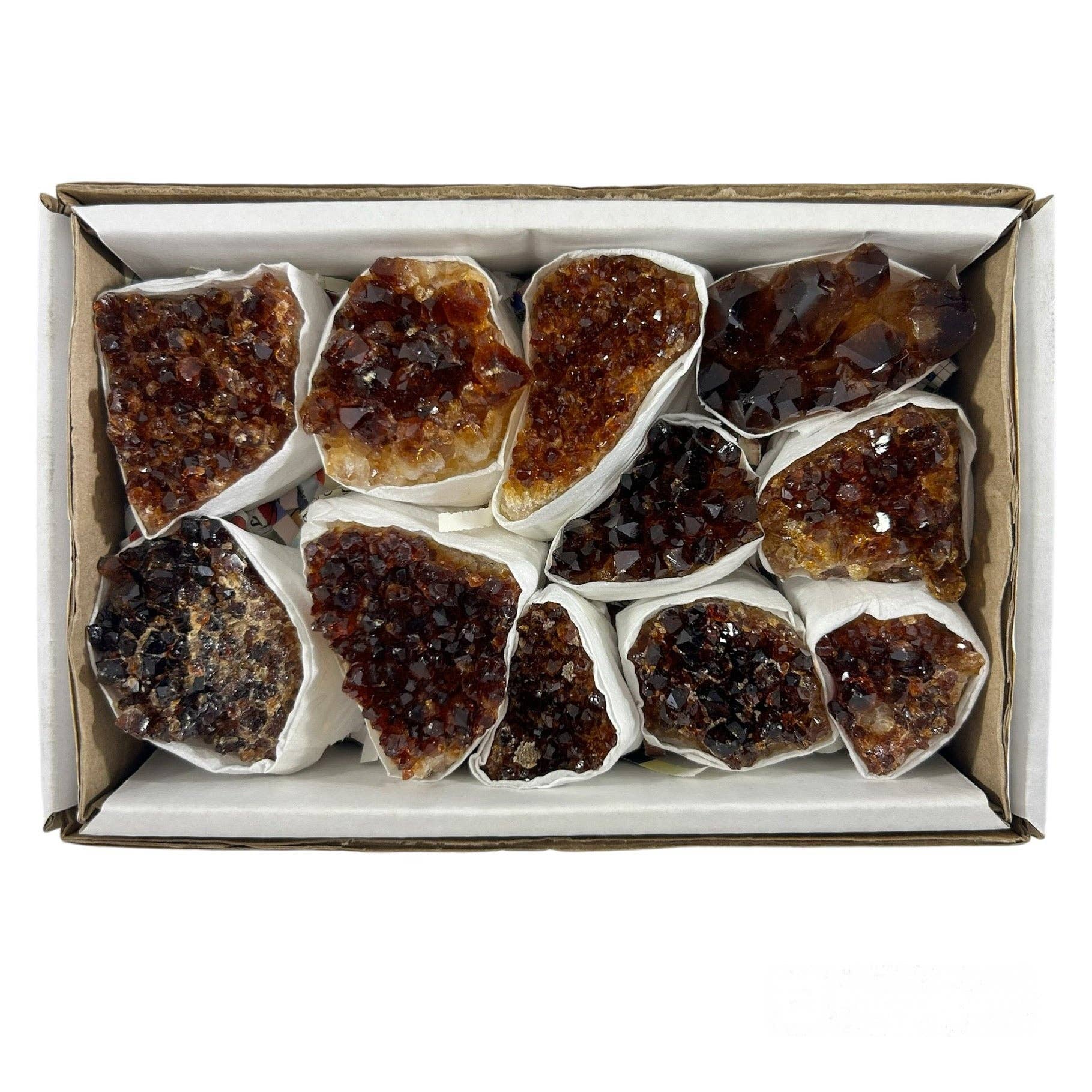 Quasar Gems USA - Wholesale Spiritual Stone/Crystal - Citrine Clusters Flat1