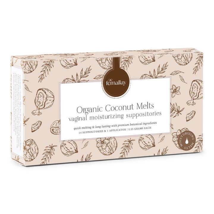Femallay Inc - Vente Lubrifiants - Suppositoires fondants bio hydratants pour intimité vaginale2