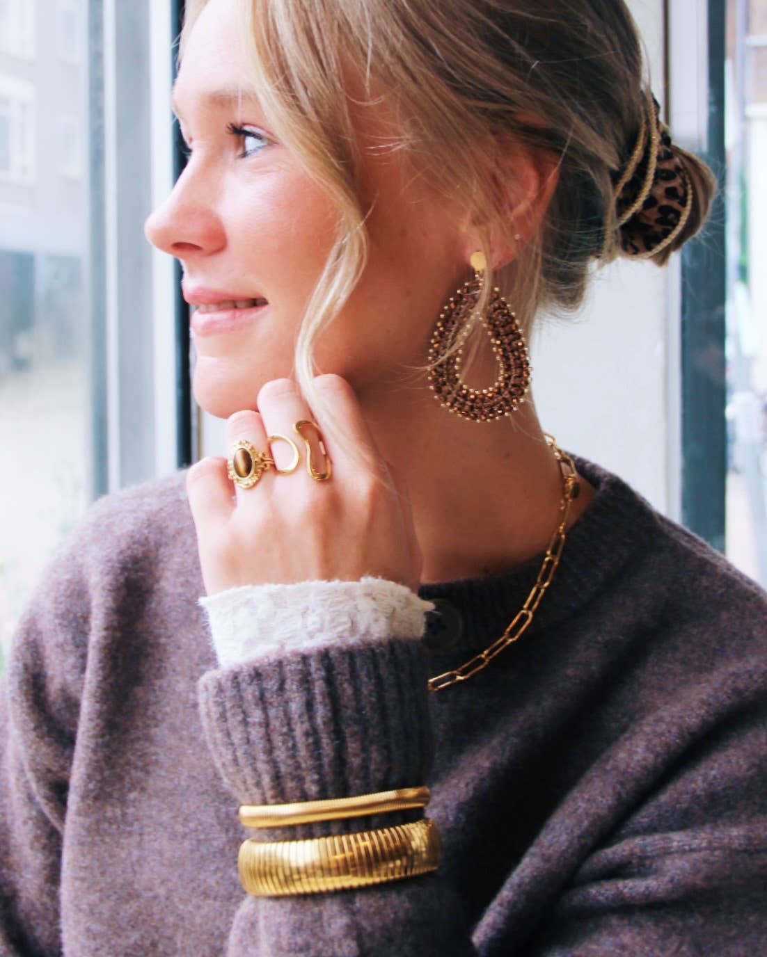 Bazou - Wholesale Bangle Bracelet - Retro bangle 'large'2