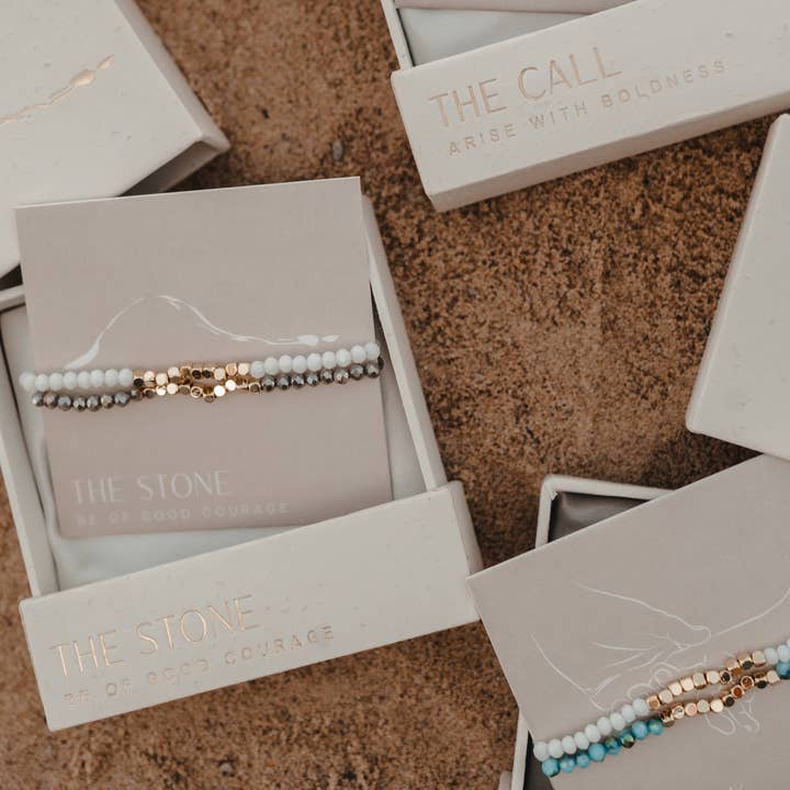 Dear Heart - Wholesale Jewellery set - The Stone Bracelet Set4