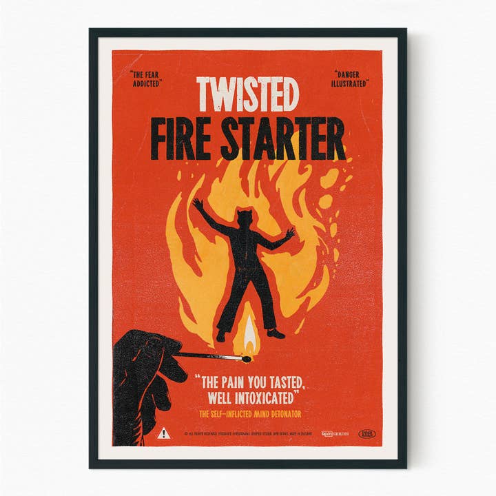 Firestarter - Music Print for wholesale by Reign&Hail