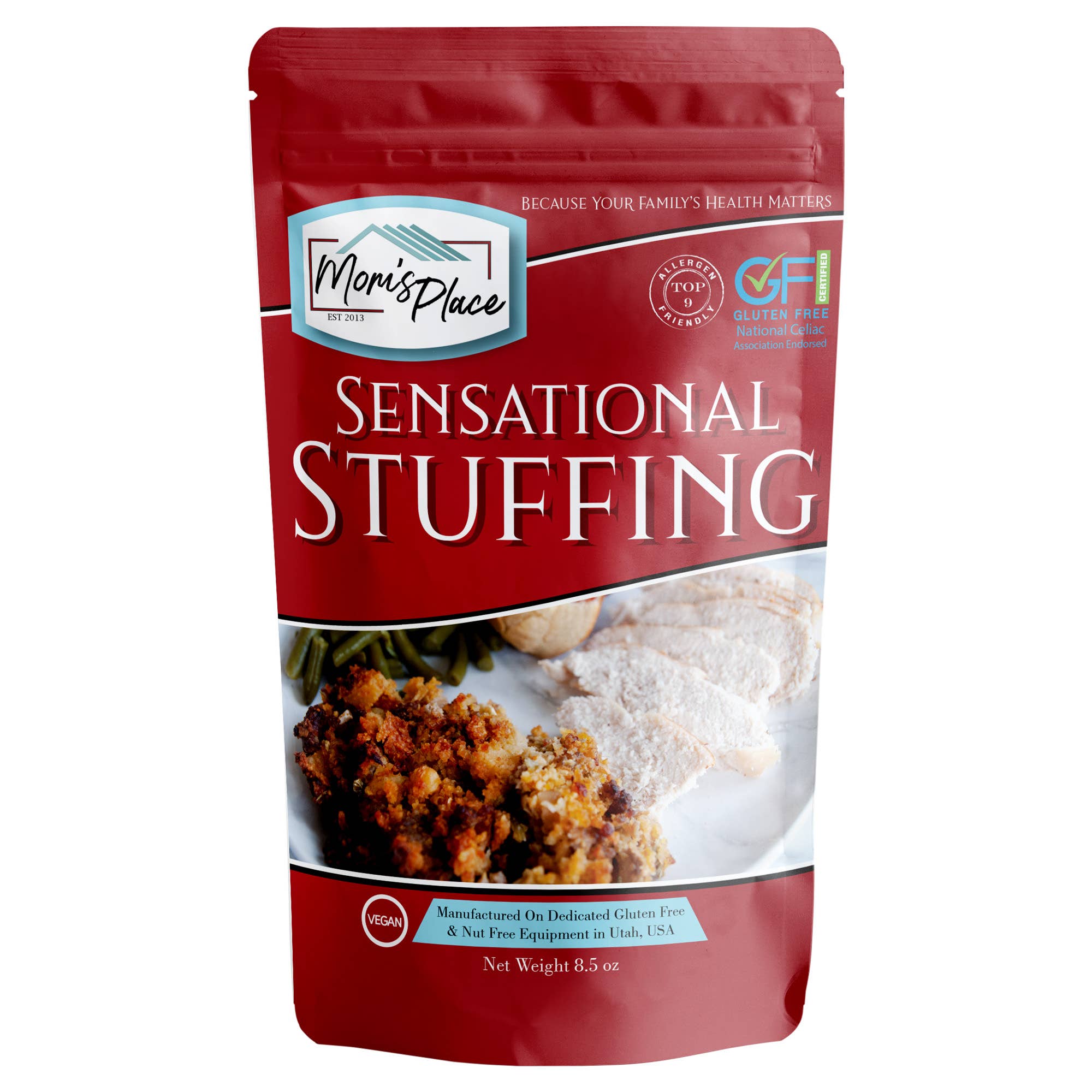 Mom's Place Gluten Free - Wholesale Bread Mix - Gluten-Free Sensational Stuffing Mix1