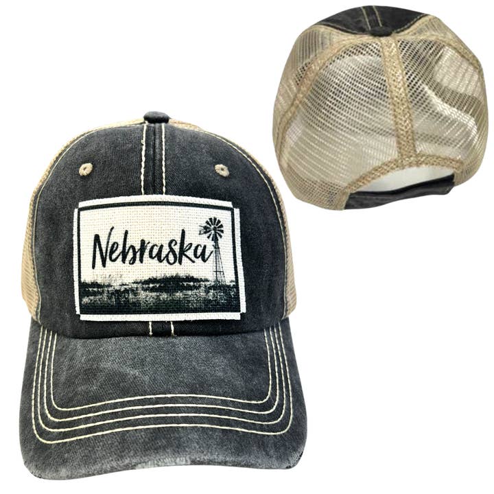 dkhandmade - Wholesale Ponytail Cap - Women's - NEBRASKA WINDMILL HATS9
