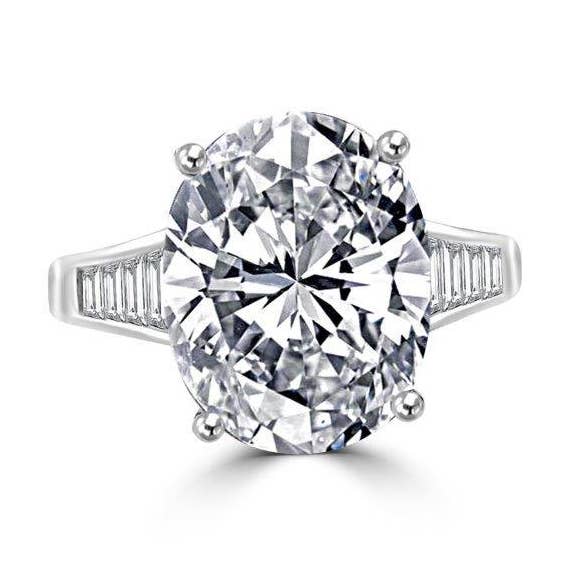 9CT Oval Diamond Veneer Cubic Zirconia Ring. 635R71613 for wholesale by Diamond Veneer Travel Jewelry