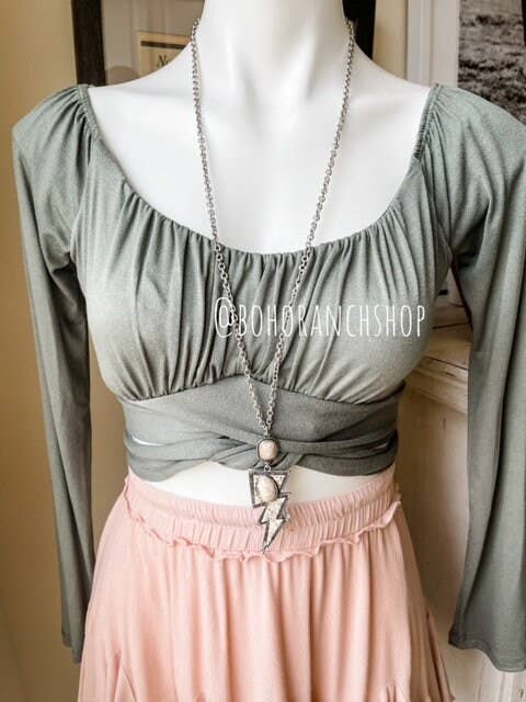 Boho Ranch Shop – wholesale Pendant/charm necklace – Lightning Bolt Necklace2