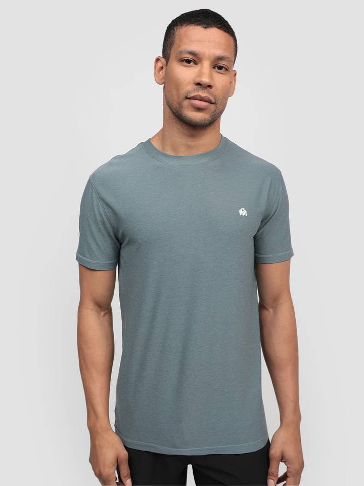 INTO THE AM - Wholesale T-Shirt - Men's - Men's Active T-Shirt for Fitness, Gym, Running (Branded)25