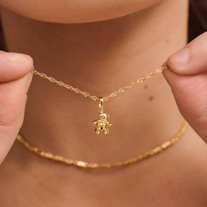 S-kin Studio Jewelry - Wholesale Pendant/charm necklace - Teddy Pendant Necklace1