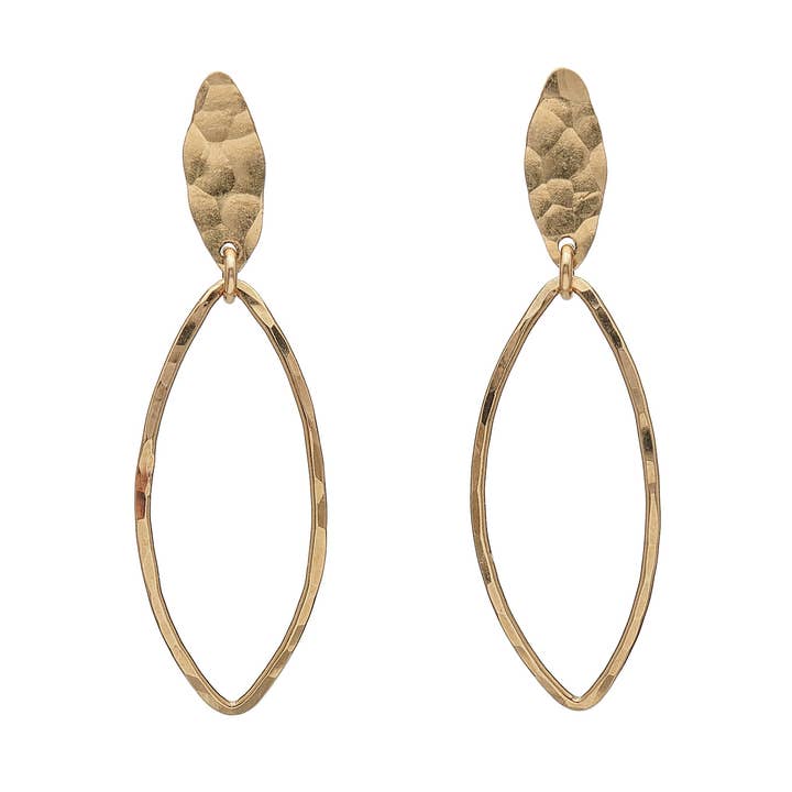 Paljettblad Stud Örhängen för wholesale av Kenda Kist Jewelry