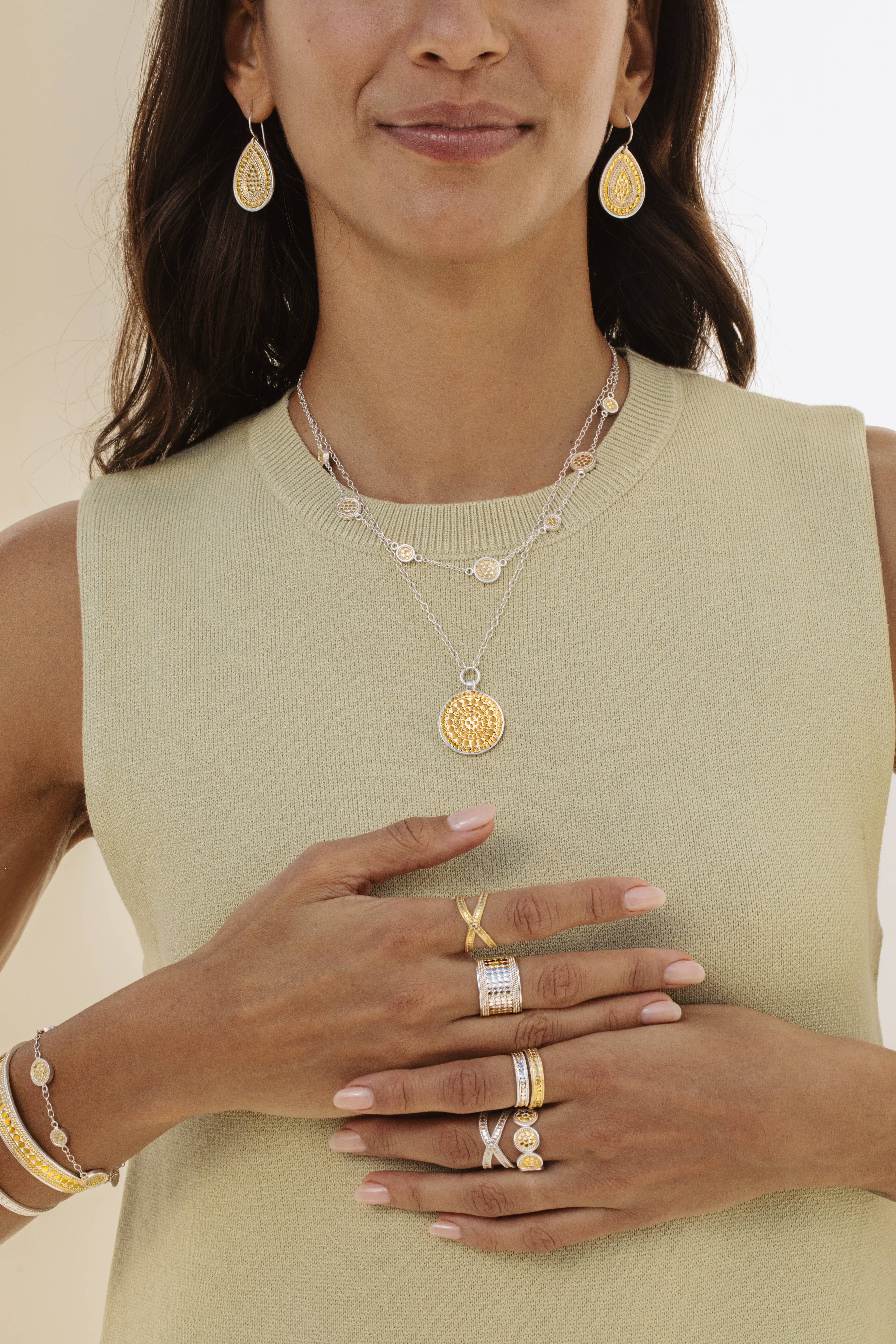 Anna Beck Jewelry | Handmade in Bali - Wholesale Band/Stacked Ring - Classic Stacking Ring - Gold1