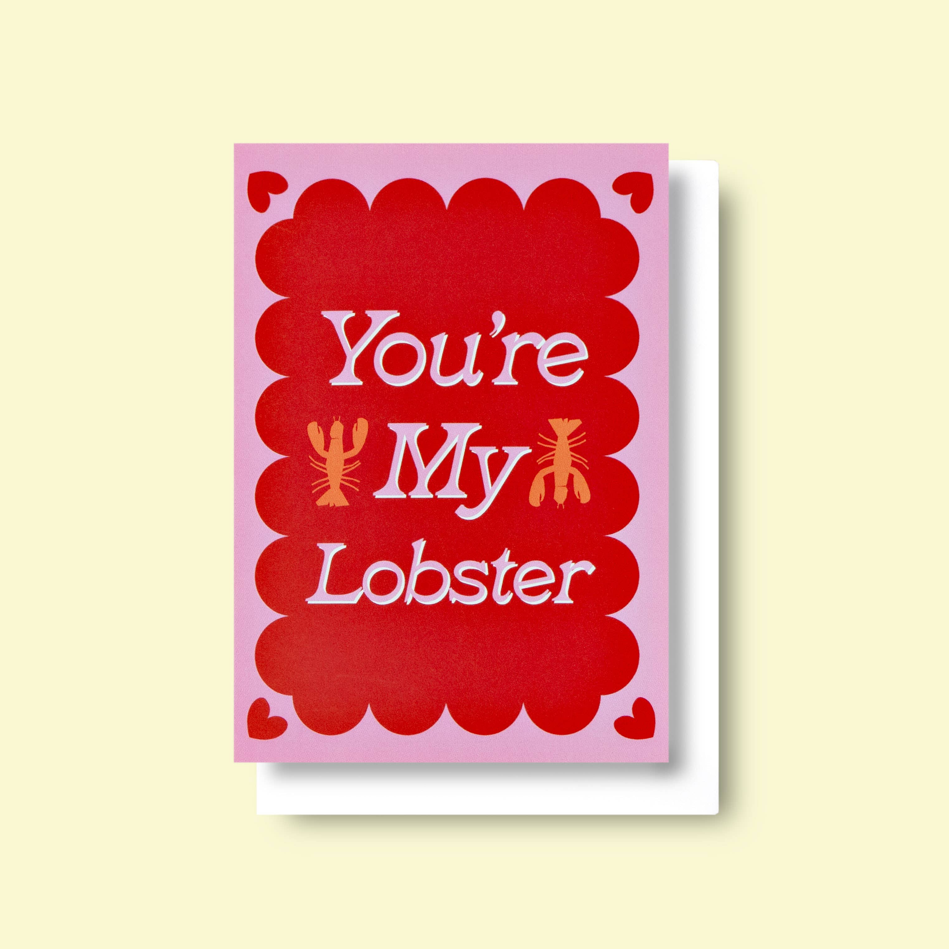 Good Thanks Paper - Wholesale Love Card - You're My Lobster Love Card0