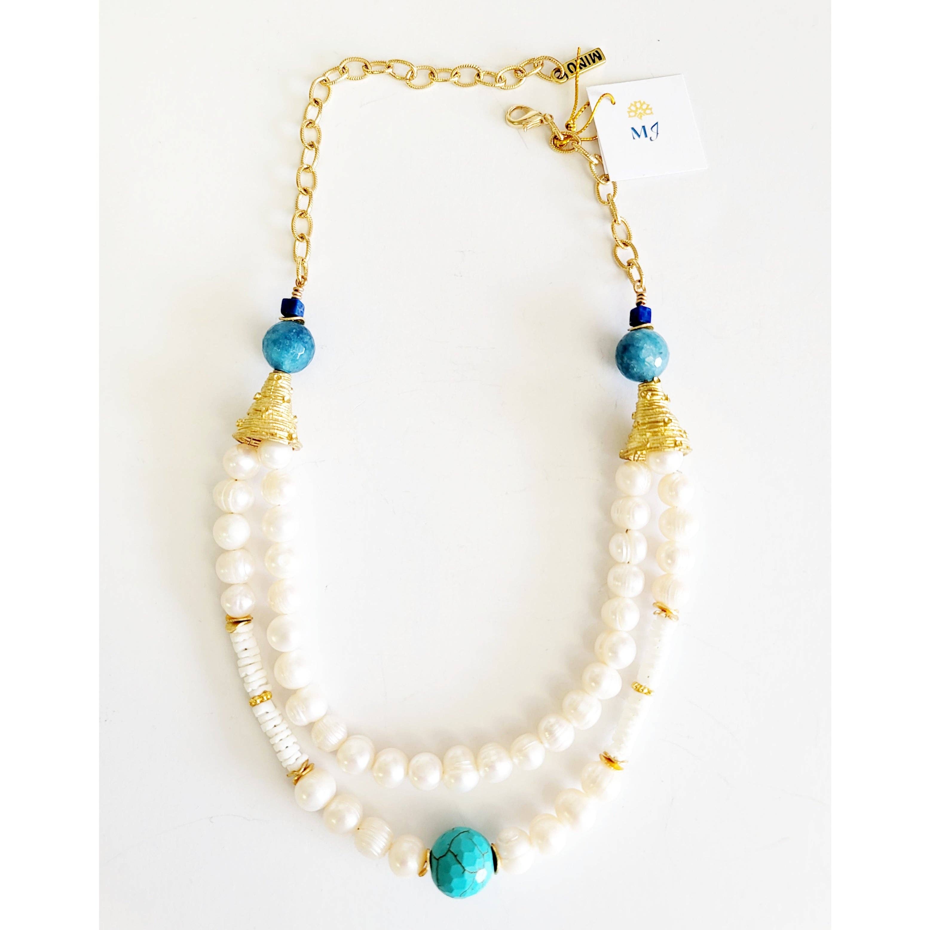 MINU Jewels - Wholesale Beaded/Pearl Necklace - Faros Necklace1