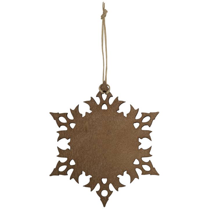 Neil Enterprises - Wholesale Ornament - Wood Snowflake Photo Ornament4