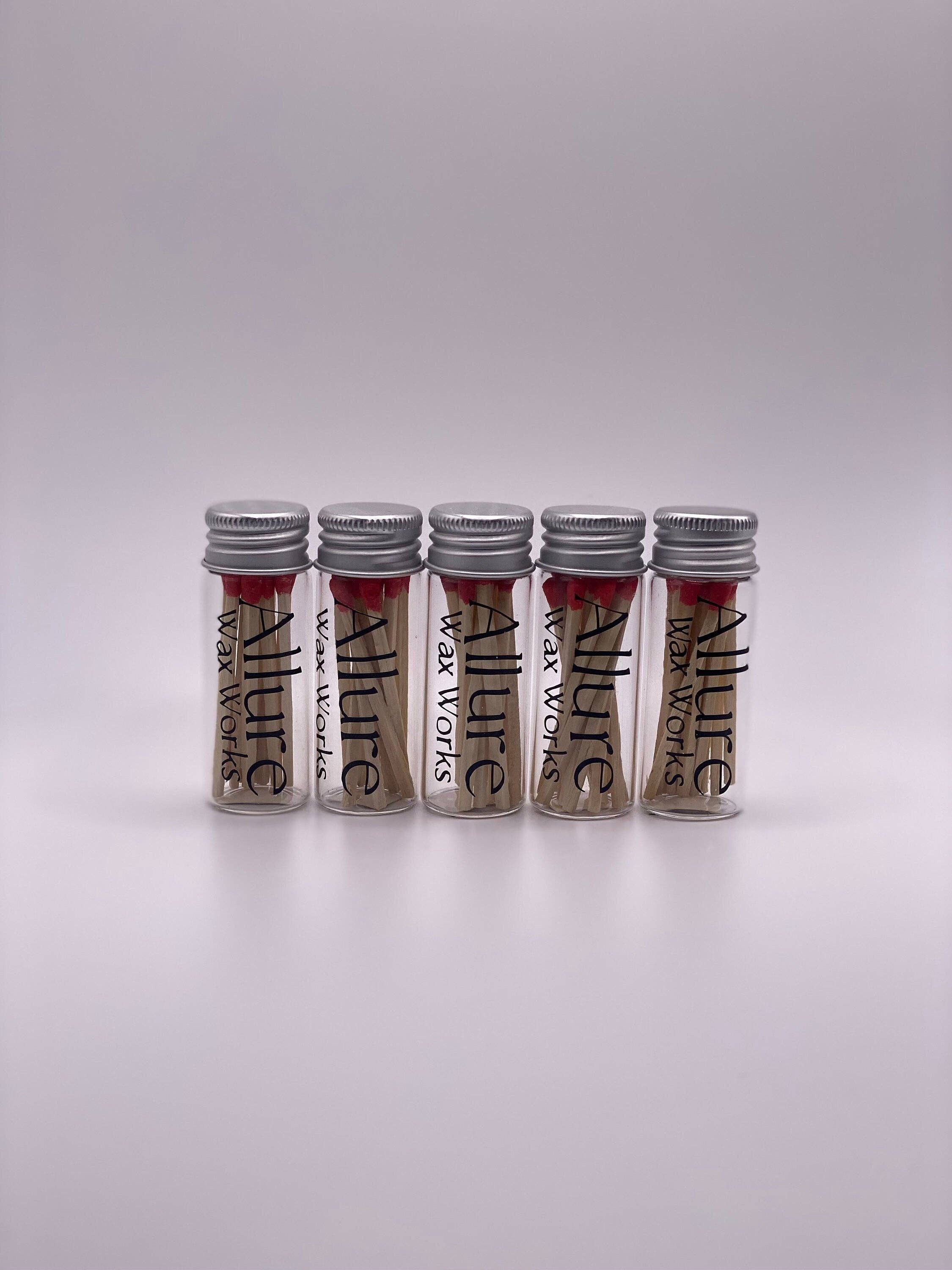 Allure Wax Works - Wholesale Matches - Mini Apothecary Matchstick Bottles3