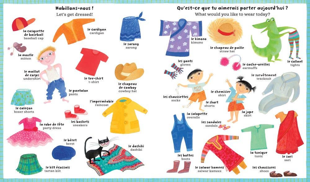 Barefoot Books - Vente Language & Linguistics - My Big Barefoot Livre de mots français et anglais1