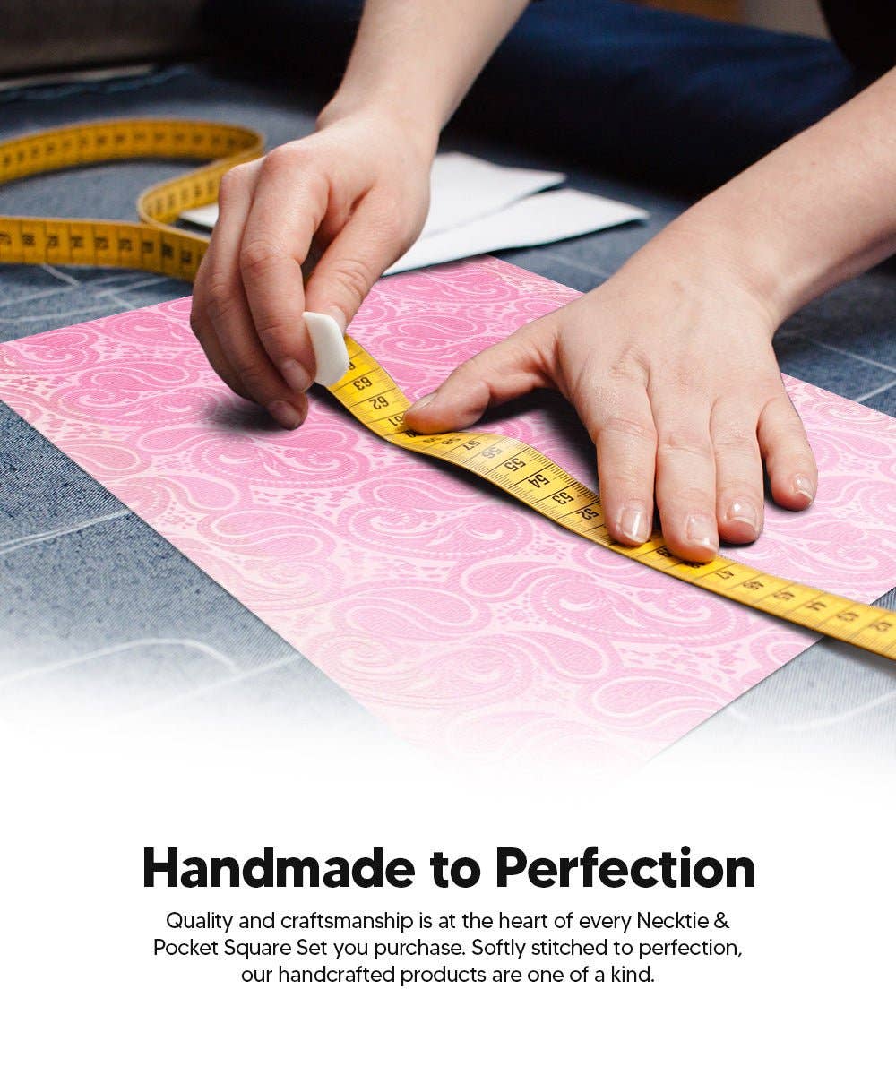 Dubal Brothers - Wholesale Stropdas - Heren - Effen Paisley Stropdas & Pochet (Multipacks) van Vittorio Farina24