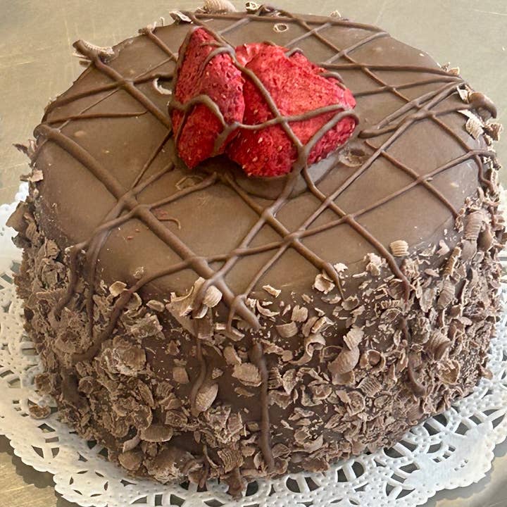 Triple Dipped Delicious Carob Gourmet Doggie Cake for wholesale by DELCO DOG CO.