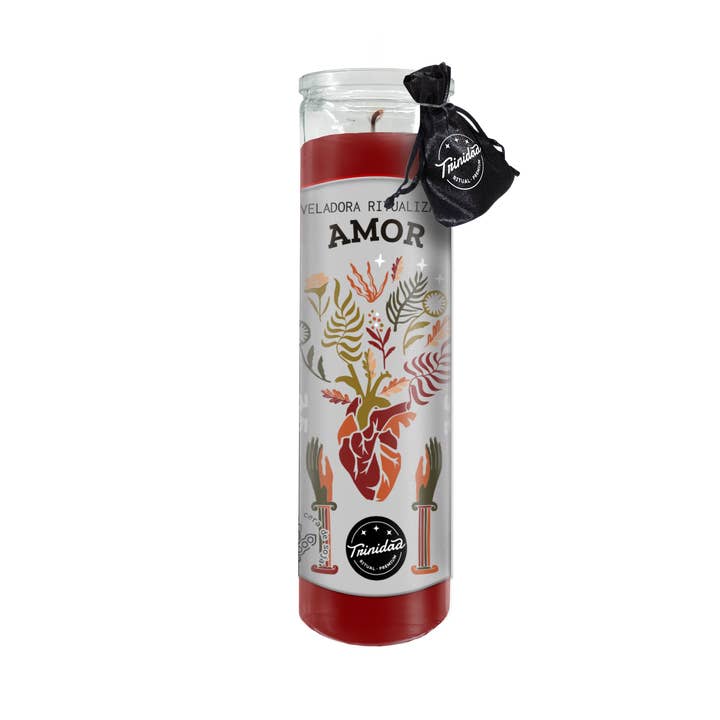 trinidad - Wholesale Votive Candle - AMOR SOY CRYSTAL CANDLE 290 GR.
