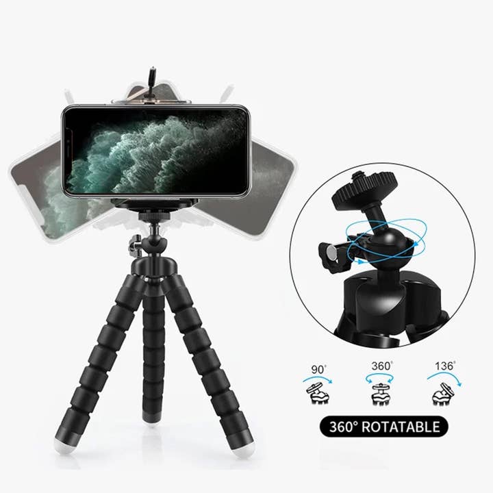 GulleeGadgets - Wholesale Selfie Stick - Octopus Camera Tripod Stand for Cell Phone- Assorted In Bulk