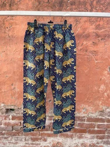 bhavnas boutique – Engroshandel Pyjamasæt - Dame – Pure Cotton PJ-sæt Pyjamasæt Tiger Print Natkjole Kvinder2