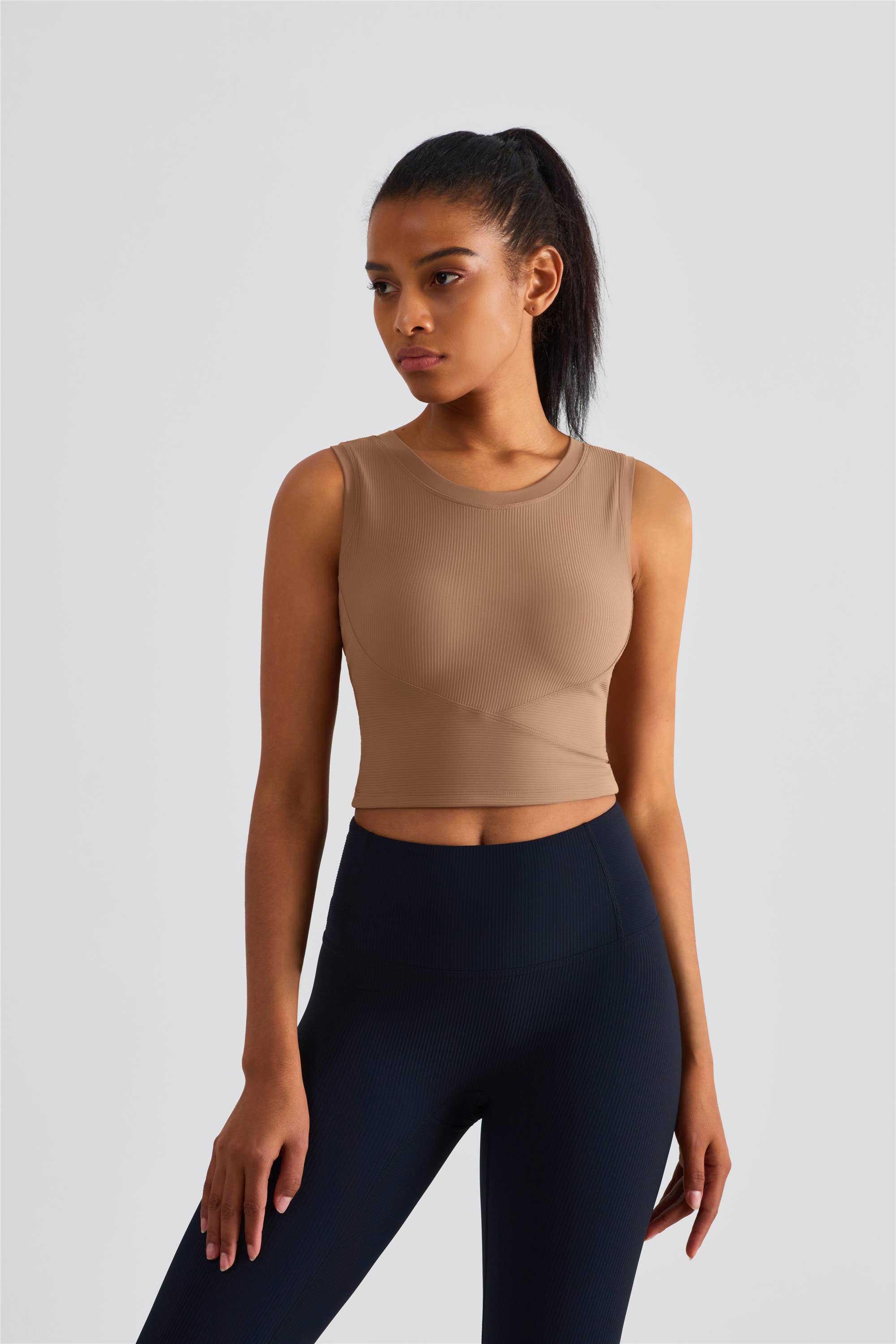 91thelabel - Vendita all'ingrosso Canotta - Donna - Canotta a coppa sagomata a costine Malibu30