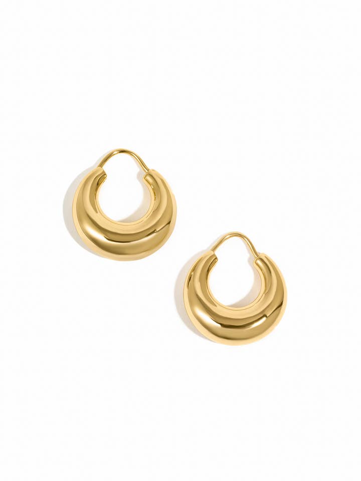 Chunky Basket Hoops voor wholesale door Sami Jewels