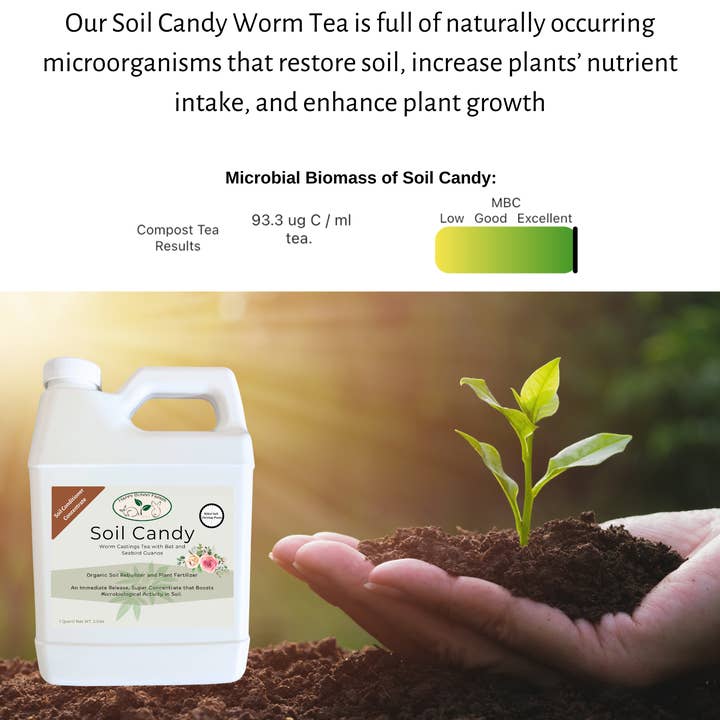 Happy Bunny Farms - Wholesale Fertilizer - Soil Candy Worm Castings Tea, Organic