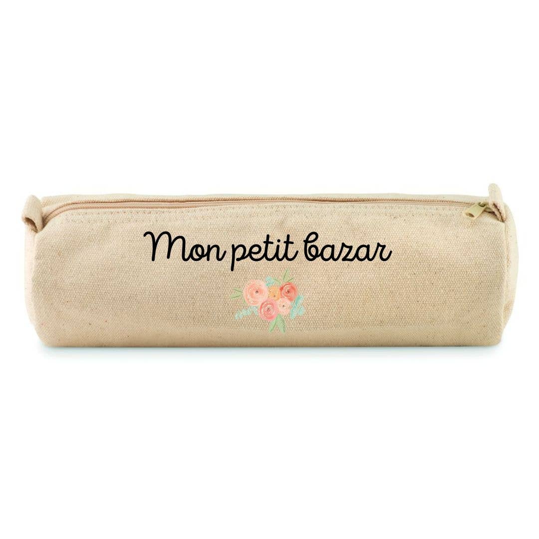 Jolie bibi & son mini - Wholesale Pencil Case/Pouch - “Mon petit bazar” flower case0