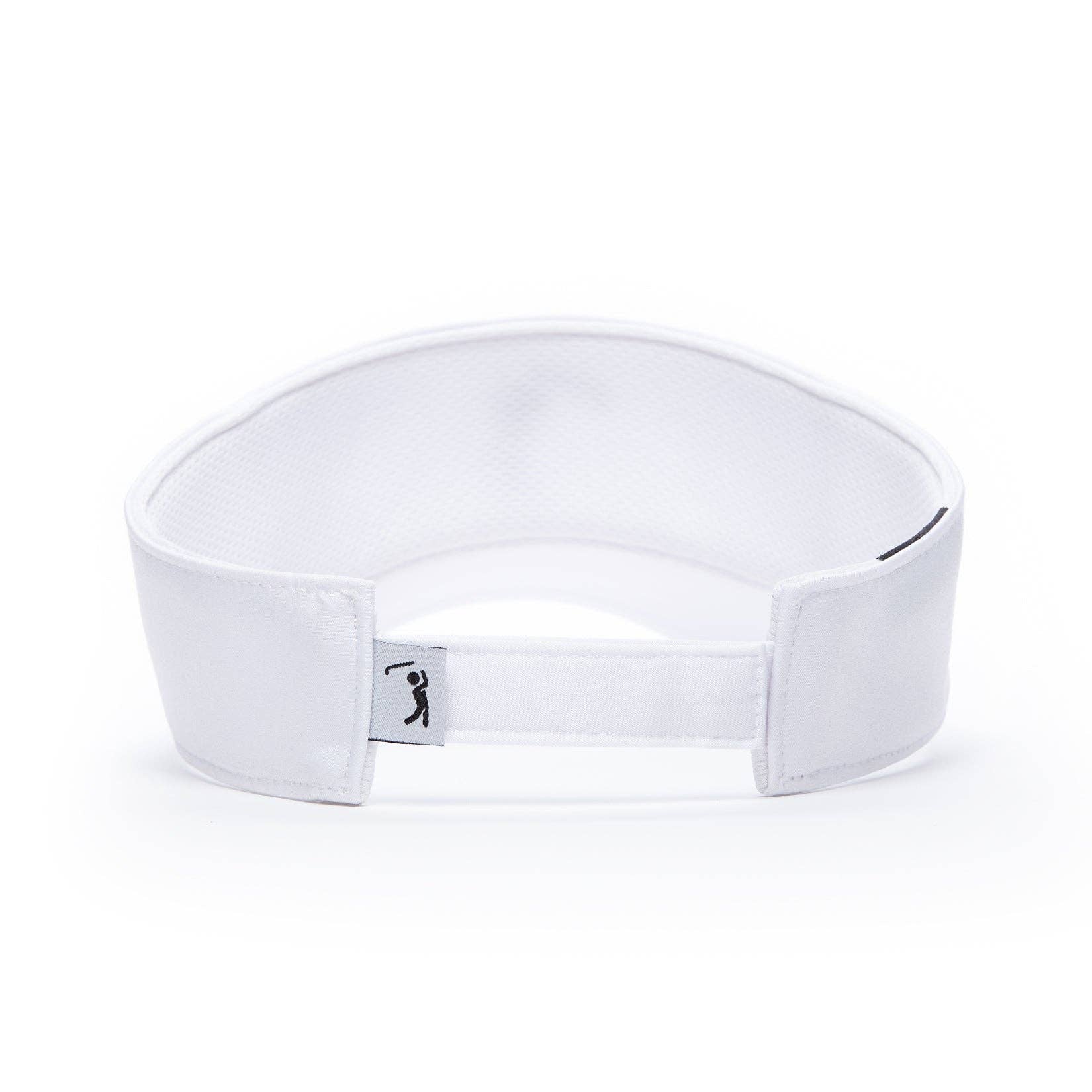 Bogey Bros Golf Co - Wholesale Visor - Unisex - Bogeyman White/Black - Visor3